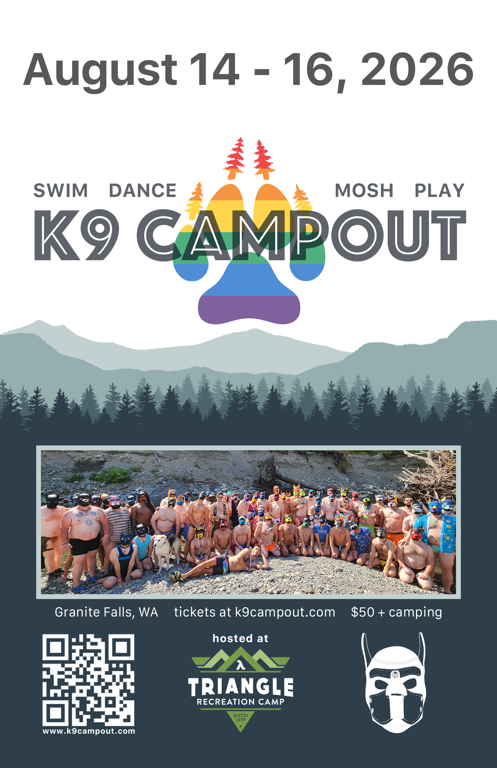 K9 Campout 2026 Poster