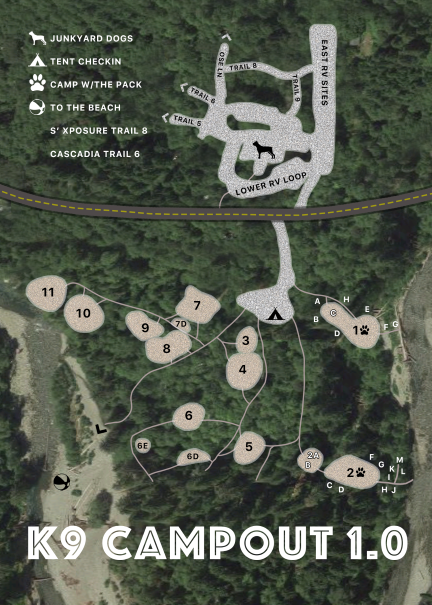 2022 K9 Campout Map